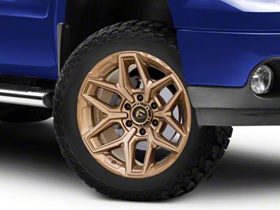 Fuel Wheels Flux Platinum Bronze 6-Lug Wheel; 20x9; 1mm Offset (07-13 Sierra 1500)