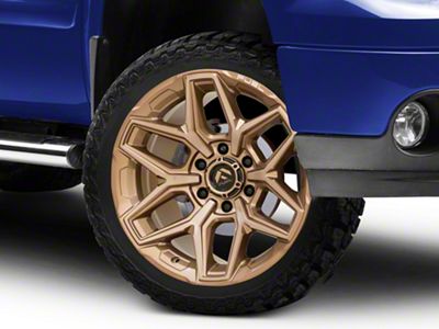 Fuel Wheels Flux Platinum Bronze 6-Lug Wheel; 22x10; -18mm Offset (07-13 Sierra 1500)