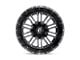 Fuel Wheels Hardline Gloss Black Milled 6-Lug Wheel; 20x10; -19mm Offset (07-13 Sierra 1500)