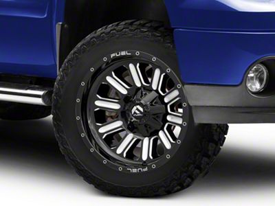Fuel Wheels Hardline Gloss Black Milled 6-Lug Wheel; 20x10; -19mm Offset (07-13 Sierra 1500)