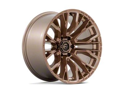 Fuel Wheels Rebar Platinum Bronze Milled 6-Lug Wheel; 17x9; 1mm Offset (07-13 Sierra 1500)