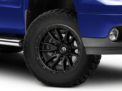 Fuel Wheels Rebel Matte Black 6-Lug Wheel; 18x9; 1mm Offset (07-13 Sierra 1500)