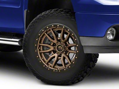 Fuel Wheels Rebel Matte Bronze with Black Bead Ring 6-Lug Wheel; 18x9; -12mm Offset (07-13 Sierra 1500)