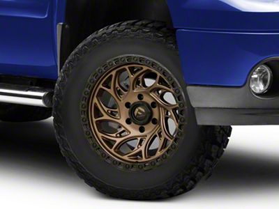 Fuel Wheels Runner OR Bronze with Black Ring 6-Lug Wheel; 18x9; 1mm Offset (07-13 Sierra 1500)