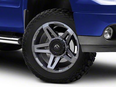 Fuel Wheels SFJ Matte Gunmetal 6-Lug Wheel; 20x12; -44mm Offset (07-13 Sierra 1500)