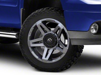 Fuel Wheels SFJ Matte Gunmetal 6-Lug Wheel; 20x9; 1mm Offset (07-13 Sierra 1500)