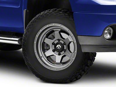 Fuel Wheels Shok Matte Gunmetal 6-Lug Wheel; 17x9; 20mm Offset (07-13 Sierra 1500)