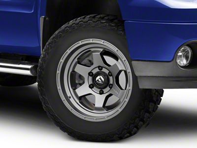 Fuel Wheels Shok Matte Gunmetal 6-Lug Wheel; 18x9; 1mm Offset (07-13 Sierra 1500)