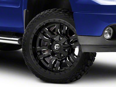 Fuel Wheels Sledge Gloss Black Milled 6-Lug Wheel; 22x10; -18mm Offset (07-13 Sierra 1500)