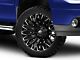 Fuel Wheels Strike Gloss Black Milled 6-Lug Wheel; 22x12; -44mm Offset (07-13 Sierra 1500)
