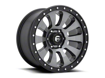 Fuel Wheels Tactic Matte Gunmetal with Black Bead Ring 6-Lug Wheel; 18x9; 1mm Offset (07-13 Sierra 1500)