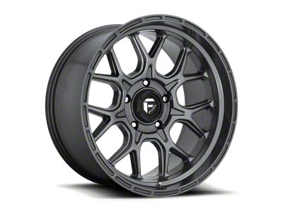 Fuel Wheels Tech Matte Gunmetal 6-Lug Wheel; 17x9; 1mm Offset (07-13 Sierra 1500)