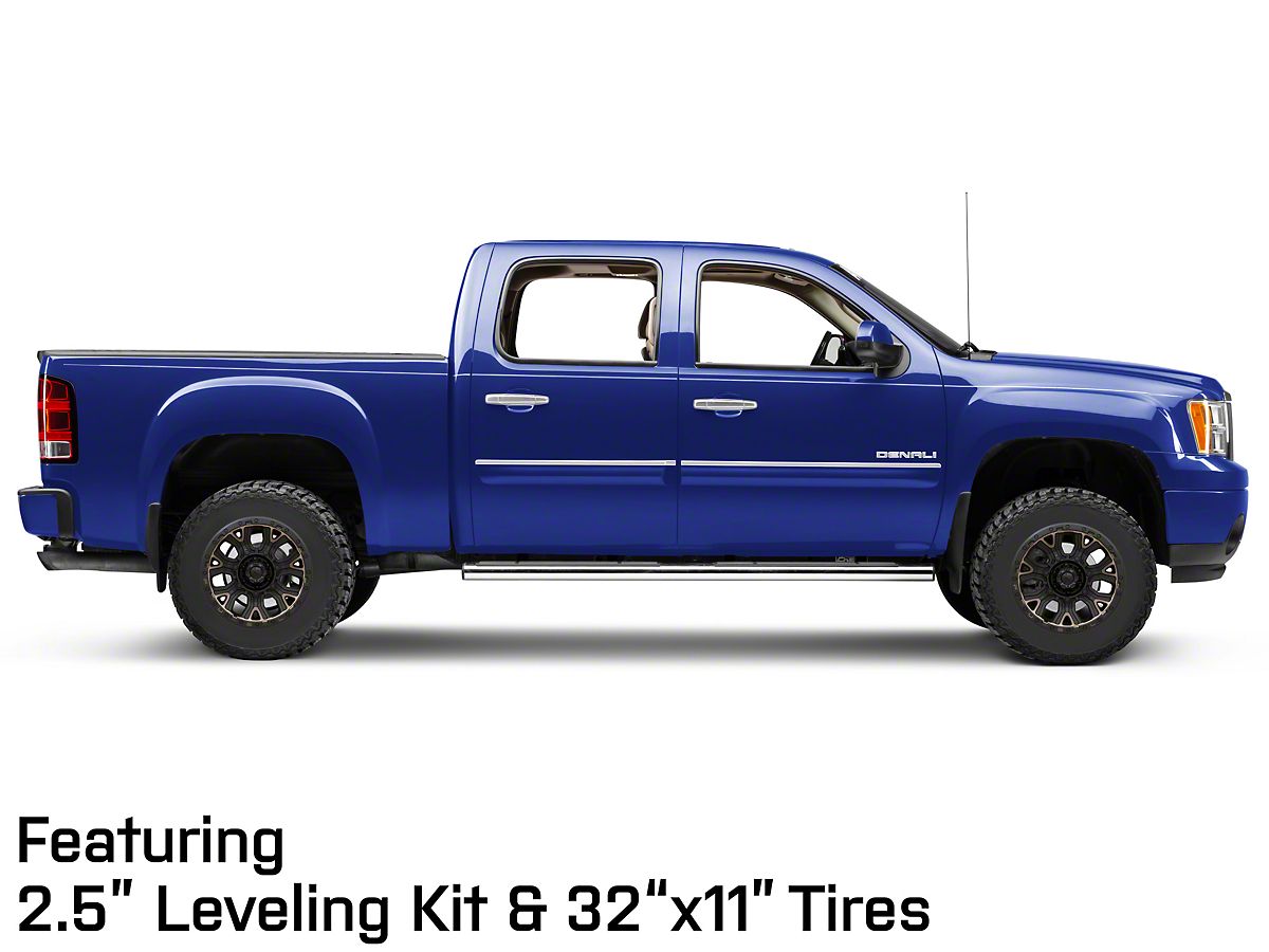 Fuel Wheels Sierra 1500 Traction Matte Black with Double Dark Tint 