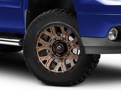 Fuel Wheels Traction Matte Bronze 6-Lug Wheel; 20x9; 1mm Offset (07-13 Sierra 1500)