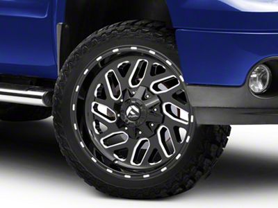 Fuel Wheels Triton Gloss Black Milled 6-Lug Wheel; 26x12; -44mm Offset (07-13 Sierra 1500)