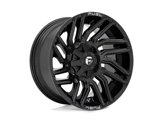 Fuel Wheels Typhoon Gloss Black 6-Lug Wheel; 20x10; -18mm Offset (07-13 Sierra 1500)