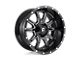 Fuel Wheels Vandal Gloss Black Milled 6-Lug Wheel; 20x10; -19mm Offset (07-13 Sierra 1500)
