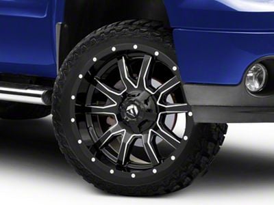 Fuel Wheels Vandal Gloss Black Milled 6-Lug Wheel; 22x12; -45mm Offset (07-13 Sierra 1500)