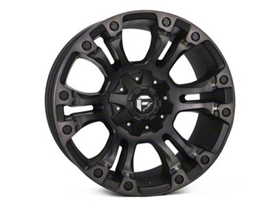 Fuel Wheels Vapor Matte Black Double Dark Tint 6-Lug Wheel; 17x10; -18mm Offset (07-13 Sierra 1500)