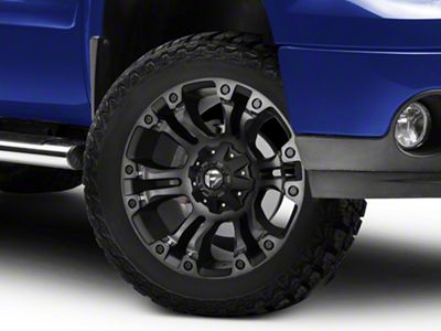Fuel Wheels Vapor Matte Black Double Dark Tint 6-Lug Wheel; 20x9; 19mm Offset (07-13 Sierra 1500)