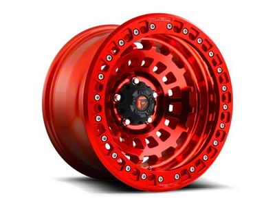 Fuel Wheels Zephyr Beadlock Candy Red 6-Lug Wheel; 17x9; -15mm Offset (07-13 Sierra 1500)