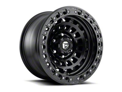 Fuel Wheels Zephyr Beadlock Matte Black 6-Lug Wheel; 17x9; -15mm Offset (07-13 Sierra 1500)