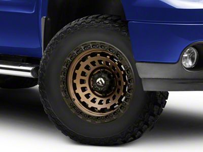 Fuel Wheels Zephyr Matte Bronze with Black Bead Ring 6-Lug Wheel; 17x9; -12mm Offset (07-13 Sierra 1500)