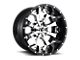 Fuel Wheels Assault Chrome with Gloss Black Lip 8-Lug Wheel; 20x10; -18mm Offset (11-14 Sierra 2500 HD)