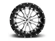 Fuel Wheels Assault Chrome with Gloss Black Lip 8-Lug Wheel; 20x10; -18mm Offset (11-14 Sierra 2500 HD)