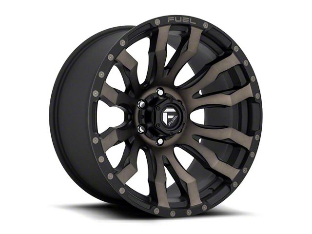 Fuel Wheels Blitz Matte Black Double Dark Tint 8-Lug Wheel; 17x9; -12mm Offset (11-14 Sierra 2500 HD)