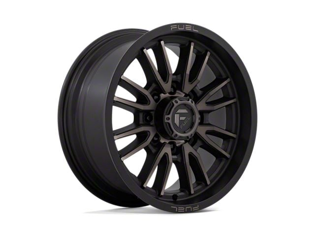 Fuel Wheels Clash Matte Black Double Dark Tint 8-Lug Wheel; 20x9; 20mm Offset (11-14 Sierra 2500 HD)