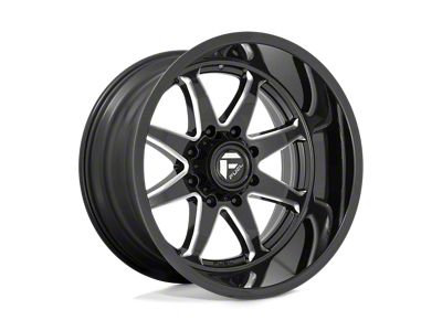 Fuel Wheels Hammer Gloss Black Milled 8-Lug Wheel; 20x10; -18mm Offset (11-14 Sierra 2500 HD)