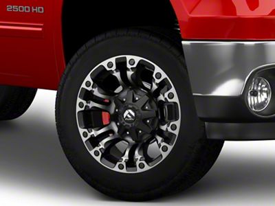 Fuel Wheels Vapor Matte Black with Gray Tint 8-Lug Wheel; 20x9; 20mm Offset (11-14 Sierra 2500 HD)
