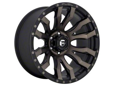 Fuel Wheels Blitz Matte Black Double Dark Tint 8-Lug Wheel; 18x9; 20mm Offset (11-14 Sierra 3500 HD SRW)