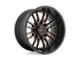 Fuel Wheels Clash Matte Black Double Dark Tint 8-Lug Wheel; 22x12; -44mm Offset (11-14 Sierra 3500 HD SRW)