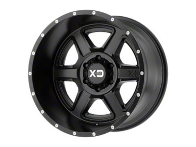 Fuel Wheels Hardline Gloss Black with Blue Tinted Clear 8-Lug Wheel; 22x12; -44mm Offset (11-14 Sierra 3500 HD SRW)