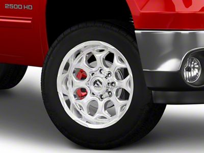 Fuel Wheels Scepter Polished Milled 8-Lug Wheel; 20x9; 1mm Offset (11-14 Sierra 3500 HD SRW)