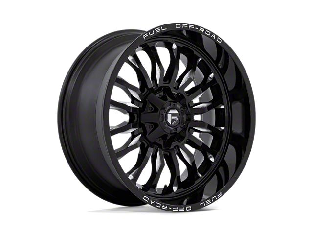 Fuel Wheels Arc Gloss Black Milled 6-Lug Wheel; 22x10; -18mm Offset (07-13 Silverado 1500)