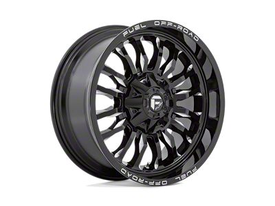 Fuel Wheels Arc Gloss Black Milled 6-Lug Wheel; 22x12; -44mm Offset (07-13 Silverado 1500)