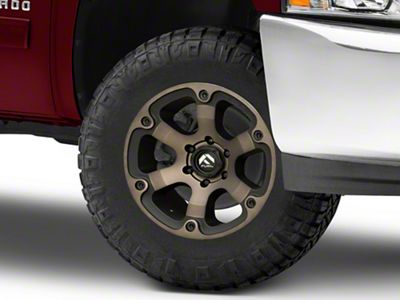 Fuel Wheels Beast Matte Black Double Dark Tint 6-Lug Wheel; 17x9; 19mm Offset (07-13 Silverado 1500)
