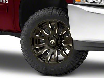 Fuel Wheels Blitz Gloss Black Milled 6-Lug Wheel; 20x9; 1mm Offset (07-13 Silverado 1500)