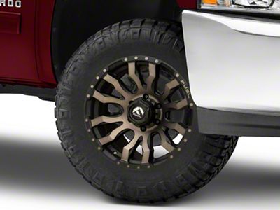 Fuel Wheels Blitz Matte Black Double Dark Tint 6-Lug Wheel; 18x9; -12mm Offset (07-13 Silverado 1500)