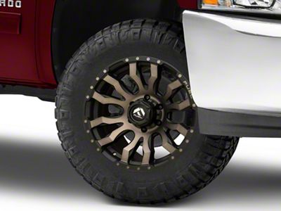 Fuel Wheels Blitz Matte Black Double Dark Tint 6-Lug Wheel; 18x9; 20mm Offset (07-13 Silverado 1500)