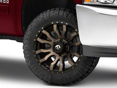 Fuel Wheels Blitz Matte Black Double Dark Tint 6-Lug Wheel; 20x9; 20mm Offset (07-13 Silverado 1500)