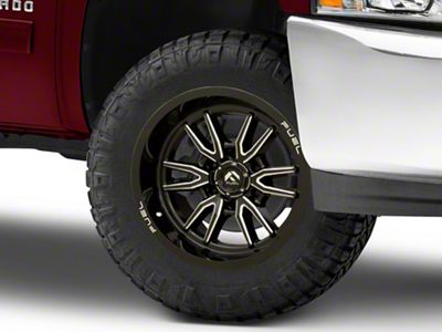 Fuel Wheels Clash Gloss Black Milled 6-Lug Wheel; 18x9; 1mm Offset (07-13 Silverado 1500)