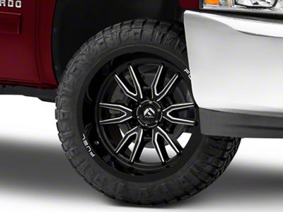 Fuel Wheels Clash Gloss Black Milled 6-Lug Wheel; 22x12; -44mm Offset (07-13 Silverado 1500)