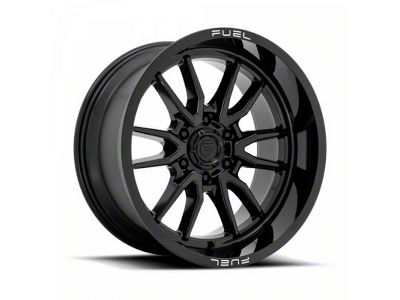 Fuel Wheels Clash Gloss Black 6-Lug Wheel; 24x12; -44mm Offset (07-13 Silverado 1500)