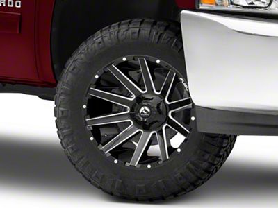 Fuel Wheels Contra Gloss Black Milled 6-Lug Wheel; 18x9; -12mm Offset (07-13 Silverado 1500)