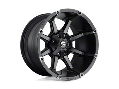 Fuel Wheels Coupler Matte Black Double Dark Tint 6-Lug Wheel; 20x10; -18mm Offset (07-13 Silverado 1500)