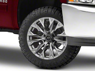 Fuel Wheels Flame Platinum 6-Lug Wheel; 20x9; 1mm Offset (07-13 Silverado 1500)